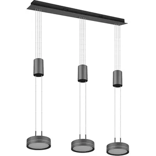 Trio Franklin 3-flg. 85 cm rund grau