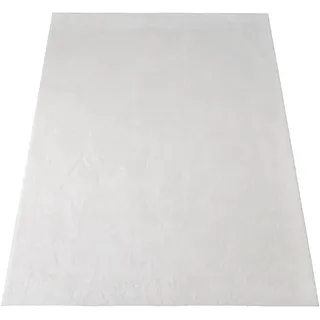 KADIMA DESIGN Kurzflorteppich 200 x 280 cm Weiß