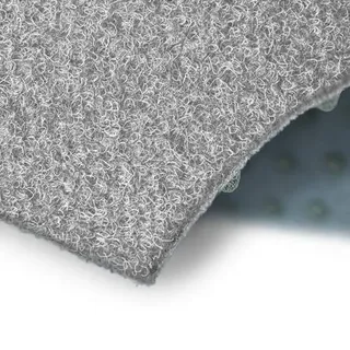 FLOORDIREKT Rasenteppich Farbwunder - Robust & einfach zu verlegen - Ideal für Balkon & Terrasse - 100 cm x 250 cm - Grau