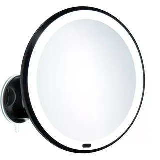 Smedbo Kosmetikspiegel Mit Saugnapf. Schwarz. Led. X7 Zb630