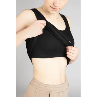 Engel Bustier Shirt Schwarz S
