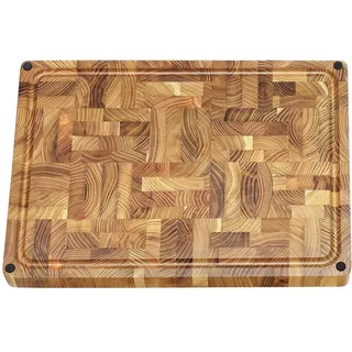 Zayiko Teak Schneidebrett-Set 1-tlg. 43 x 30,5 cm Braun