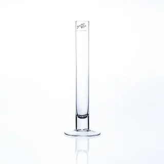 Vase Glas Blumenvase Reagenzglas Glasvase -Solifleur-rund klar Ø 3 cm H 25 cm