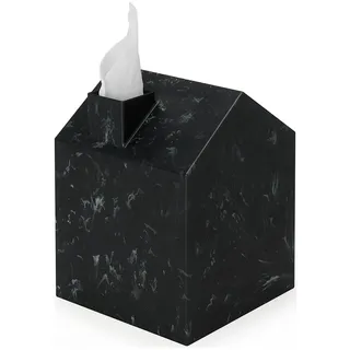 umbra Kosmetiktücherbox ''Casa'' in Schwarz - (B)13 x (H)17 x (T)13 cm