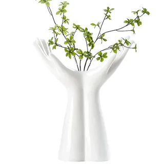 Vase aus Keramik, handgefertigt, 30 cm, rustikales Phantasieprofil, ausgewähltes Design, lebendige Ornamentkomposition, detaillierter Ton mit langem Schlüsselwort