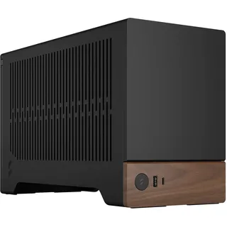 Fractal Design Terra Graphite - mITX SFF PC-Gehäuse - Walnussholz