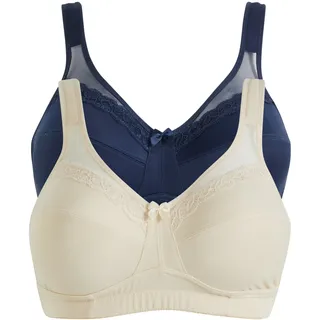 bonprix Entlastungs-BH beige/blau 95C