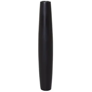 Vivanno Bodenvase Standvase f. Deko-Zweige Fiberglas Schwarz Matt ISONDRA 80