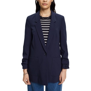 ESPRIT Damen 993ee1g305 Blazer, Navy, 34 - 34