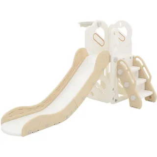 joyz Rutschen 3 in 1 Weiß-Beige Kunststoff