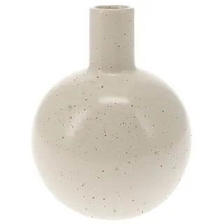 ZauberDeko Dekovase Deko Vase Rund Porzellan Klein 4 Farben Flaschenvase Blumenvase 13 cm