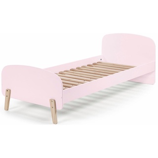 Kinderbett VIPACK "Kiddy" Betten Gr. Liegefläche B/L: 90 cm x 200 cm Betthöhe: 35 cm, kein Härtegrad, ohne Matratze, rosa Kinder Kinder-Einzelbetten