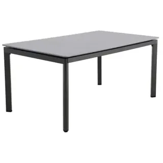 MWH Das Original Alutapo Gartentisch 160 x 95 x 74 cm Iron Grey/Armani Grey