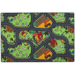 Snapstyle Kinderteppich 80 x 160 cm Mehrfarbig