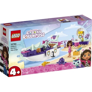 LEGO® Spielbausteine Gabby’s Dollhouse Gabbys und Meerkätzchens Schiff + Spa 88 Teile 10786