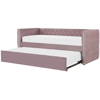 Beliani Gassin 90 x 200 cm Rosa