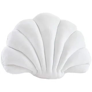 Altsuceser 3D-Muschelkissen, Muschelform, dekoratives Kissen, Bodenkissen für Couch, Bett, Zuhause, Büro, Dekoration, Weiß