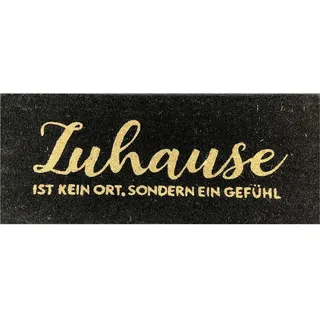 Gift Company - Kokos-Fussmatte, Zuhause, schwarz