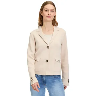 Betty Barclay Strickblazer mit aufgesetzten Taschen in grau, | Gr.: 40