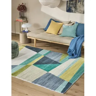 benuta Teppich Mara, rechteckig, Höhe: 6 mm, Kunstfaser, Berber, Ethno-Style, Wohnzimmer bunt 200 cm x 300 cm x 6 mm