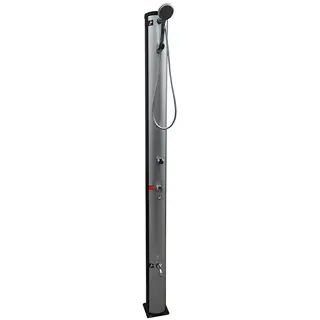 Malibu Solardusche  (Höhe: 215 cm, Kunststoff, Alugrau, 40 l)