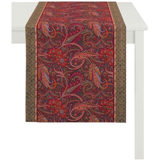 APELT Tischdecke, Baumwolle, rot, 130 x 130 x 0.2 cm