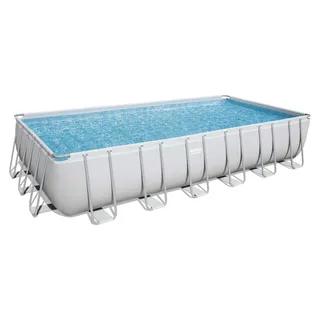 BESTWAY Power Steel Frame Pool Set 732 x 366 x 132 cm inkl. Filterpumpe