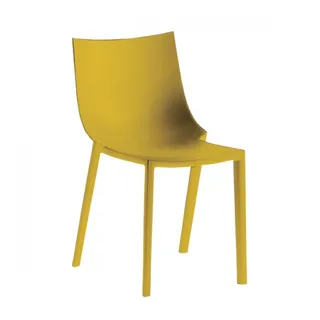 Driade Bo Stuhl Kunststoff grau/weiß