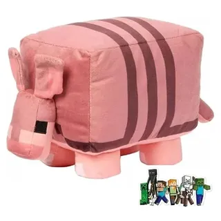 Minecraft Basic Plush 20,3 cm Legends Character Soft Dolls, Videospiel inspiriertes Sammlerstück, Spielzeug Geschenke für Kinder und Fans ab 3 Jahren (Gürteltier)