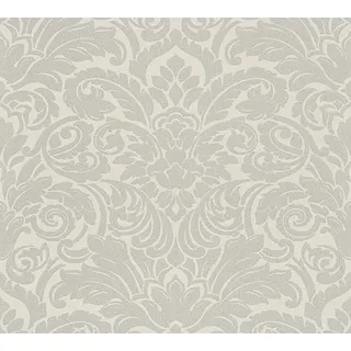Architects Paper Vliestapete Luxury Wallpaper 0,52 m x 10 m 305451 silber/weiß