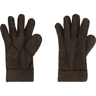 esmara® Damen Handschuhe Lammfell (8, dunkelbraun)