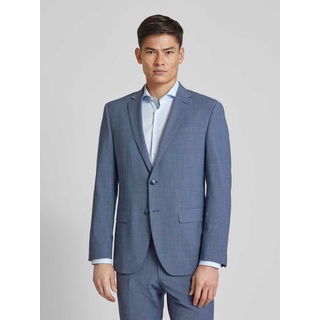 Slim Fit Anzug mit Strukturmuster, Blau, 56