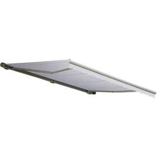 Elektrische Kassetten-Markise T124, Vollkassette Volant 5x3m ~ Acryl Creme