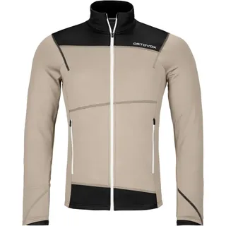 Ortovox Fleece Light Jacket - Merino Fleecejacke - Herren Grey Sand S
