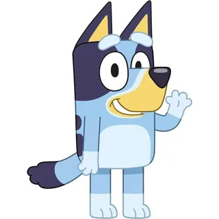 Bluey Dekokissen 25 x 20 x 10 cm Blau