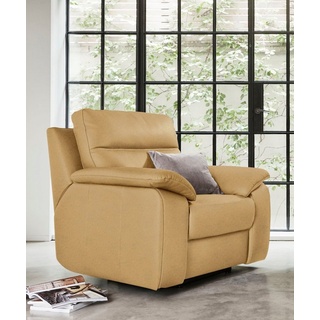 Nicoletti Home Sessel, Breite 108 cm, wahlweise mit oder ohne elektrische Relaxfunktion gelb