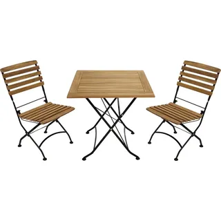 DEGAMO Jakarta Set 3-tlg. Schwarz/Braun