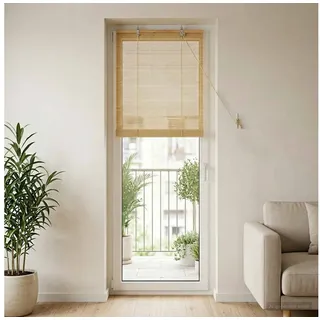 vidaXL Rollo Natur 40 x 220 cm Bambus/braun