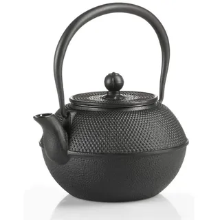 Dimono Teekanne DIMONO Traditionelle Teekanne Gusseisen mit Teebecher&Teekannenwärmer, (Traditionelles Tee-Set), Emaille