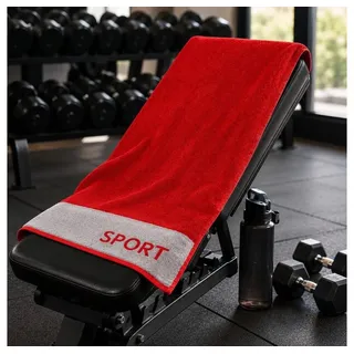 CAWÖ Fitness Handtuch 50 x 130 cm rot