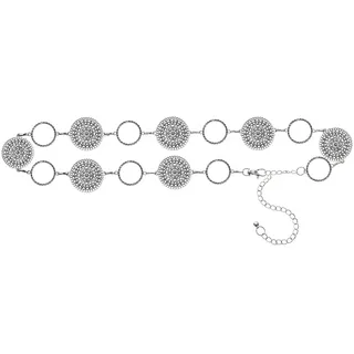 LASCANA Damengürtel Metall grau 0 cm