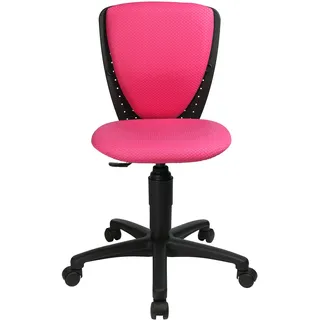 Kinderdrehstuhl Bürostuhl für Kinder High S`cool 3 schwarz/rosa/brombeere