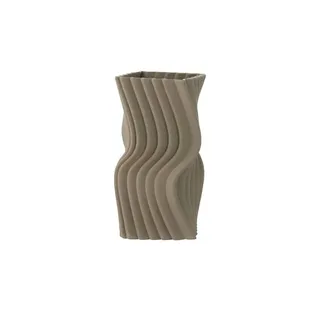 HOME STORY Deko Vase   , braun , Kunststoff , Maße (cm): B: 12 H: 11,5 T: 25.0