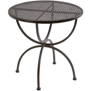 MBM Romeo Gartentisch Ø 75 x 73 cm Schwarz