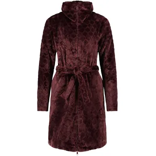 Hunkemöller Bademantel Zip Fleece - windsor wine - XS/S - XS-S