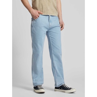 Regular Fit Jeans im 5-Pocket-Design Modell 'HOUSTON', Jeansblau, 33/32