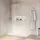 Walk-In-Dusche mit Schiebetür 140 x 195 cm NT101 Klarglas