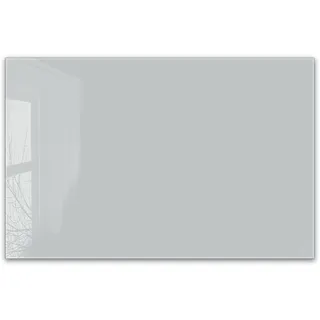 ®timalo Herdabdeckplatte einteilig | 80 x 52 cm Hellgrau, Grau | einfarbig uni | 4mm ESG-Glas Glaskeramikkochfeldabdeckung, Glasplatte, Schneidebrett, Abdeckplatte, Herd, Induktion