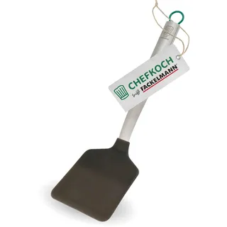 Fackelmann Pfannenwender Edelstahl/Silikon 31 cm Weiß