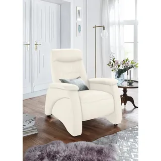 exxpo - sofa fashion Relaxsessel Ascoli, Relaxsessel, Loungesessel, Hochlehnsessel, mit Relaxfunktion weiß